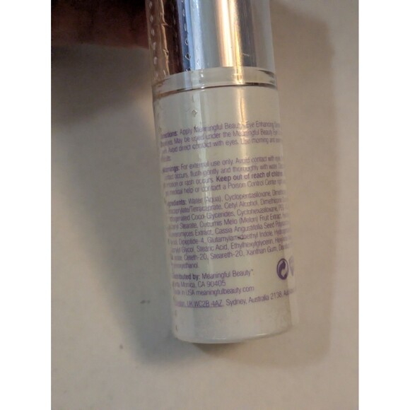 Meaningful Beauty Cindy Crawford Eye Enhancing Serum Sealed 0.5 fl oz 15ml - Picture 2 of 4